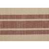 Custom Table Runner Market Place Red Runner 72Lx13W