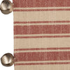 Custom Table Runner Sleigh Bells Ring Ticking Stripe Runner 72Lx13W