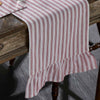 Custom Table Runner Timeless Ticking Red Runner 36Lx13W