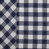 Custom Table Runner Vintage Check Blue Runner 54Lx13W