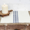 Custom Tablemat Market Place Blue Grain Sack Stripe Tablemat Set of 2 14Lx14W