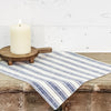 Custom Tablemat Market Place Blue Ticking Stripe Tablemat Set of 2 14Lx14W