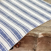 Custom Tablemat Market Place Blue Ticking Stripe Tablemat Set of 2 14Lx14W