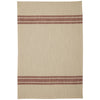 Custom Tea Towel Market Place Red Grain Sack Stripe Tea Towel 28Lx19W