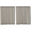 Custom Tier Farmhouse Ticking Gray Tier Set of 2 36Lx36W