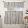 Custom Tier Farmhouse Ticking Gray Tier Set of 2 36Lx36W