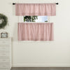 Custom Tier Farmhouse Ticking Red Tier Set of 2 24Lx36W
