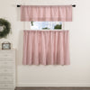 Custom Tier Farmhouse Ticking Red Tier Set of 2 36Lx36W