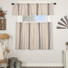 Custom Tier Market Place Blue Grain Sack Stripe Tier Set of 2 36Lx36W