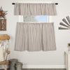 Custom Tier Market Place Blue Ticking Stripe Tier Set of 2 36Lx36W