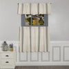 Custom Tier Market Place Gray Grain Sack Stripe Tier Set of 2 36Lx36W