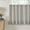 Custom Tier Market Place Gray Ticking Stripe Tier Set of 2 24Lx36W