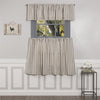Custom Tier Market Place Gray Ticking Stripe Tier Set of 2 36Lx36W