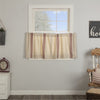 Custom Tier Market Place Red Grain Sack Stripe Tier Set of 2 24Lx36W