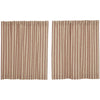 Custom Tier Market Place Red Ticking Stripe Tier Set of 2 36Lx36W