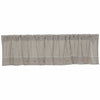 Custom Valance Farmhouse Ticking Gray Valance 16Lx72W
