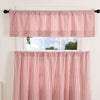 Custom Valance Farmhouse Ticking Red Valance 16Lx60W