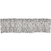 Custom Valance Gray Gables Floral Valance w/out Header 16Lx72W