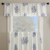 Custom Valance Lydia Blue Valance 16Lx72W