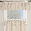 Custom Valance Market Place Natural Tie Top Valance 16Lx72W
