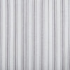 Custom Valance Timeless Ticking Gray Roman Valance 24Lx40W