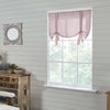 Custom Valance Timeless Ticking Red Roman Valance 24Lx40W