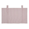 Custom Valance Timeless Ticking Red Roman Valance 24Lx40W