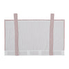 Custom Valance Timeless Ticking Red Roman Valance 24Lx40W
