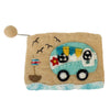 Global Groove Life Accessories Camper Van Felt Coin Purse