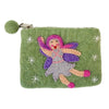 Global Groove Life Accessories Fairy Felt Coin Purse