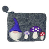 Global Groove Life Accessories Gnome Felt Coin Purse