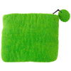 Global Groove Life Accessories Handcrafted Monkey Felt Coin Zipper Pouch