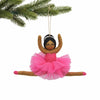 Global Groove Life Holiday Ballerina Felt Ornament, Raven
