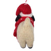 Global Groove Life Holiday Big Dog Pug Felt Christmas Ornament