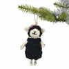 Global Groove Life Holiday Black Sheep Felt Ornament