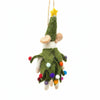 Global Groove Life Holiday Christmas Spirit Mouse Felt Ornament