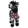 Global Groove Life Holiday Christmas Zebra Felt Christmas Ornament