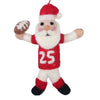 Global Groove Life Holiday Coach Claus American Football Felt Christmas Ornament