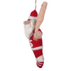 Global Groove Life Holiday Coach Claus Baseball Felt Christmas Ornament