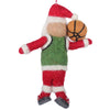 Global Groove Life Holiday Coach Claus Basketball Felt Christmas Ornament