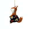 Global Groove Life Holiday Foxy Frau Felt Ornament