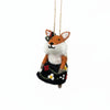 Global Groove Life Holiday Foxy Frau Felt Ornament