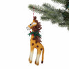 Global Groove Life Holiday Giraffe Felt Christmas Ornament