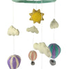Global Groove Life Holiday Hot Air Balloon Mobile, Lavendar