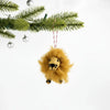Global Groove Life Holiday Lion Felt Christmas Ornament