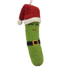 Global Groove Life Holiday Mr. Claus Pickle Felt Ornament