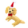 Labradoodle Santa Handmade Felt Ornaments, Set of 2 - The Village Country Store 