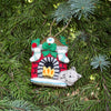 Night Before Xmas Cat Handmade Felt Ornament - The Village Country Store 