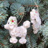 Poodle Dog Handmade Felt Ornaments, Set of 2 - The Village Country Store 