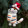 The Kitty Collection of 4 Santa Cat Felt Ornament - The Village Country Store 